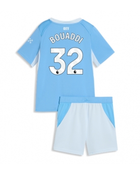 Manchester City Ayyoub Bouaddi #32 Maglia Gara Casa Repliche 2026-27 Bambino Maniche Corte